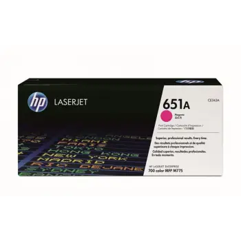 HP 651A Magenta Kırmızı 16.000 Sayfa Toner CE343A (KDO)