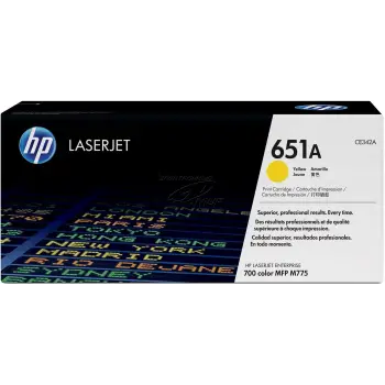 HP 651A Yellow Sarı 16.000 Sayfa Toner CE342A