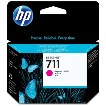 HP 711 Magenta Kırmızı 29ML Plotter Kartuşu CZ131A (KDO)