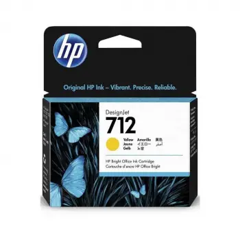 HP 712 Yellow Sarı 29ML Plotter Kartuşu 3ED69A (KDO)