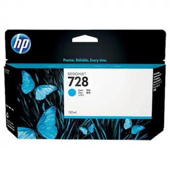 HP 728 Cyan Mavi 130ML Plotter Kartuşu F9J67A (KDO)