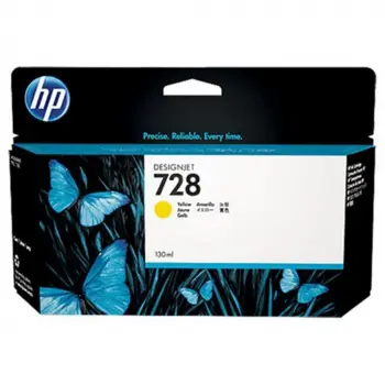HP 728 Yellow Sarı 130ML Plotter Kartuşu F9J65A (KDO)