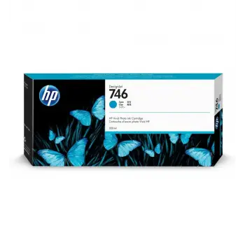 HP 746 Cyan Mavi 300 Ml Plotter Kartuşu P2V80A (KDO)