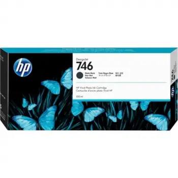 HP 746 Matte Black Mat Siyah 300 Ml Plotter Kartuşu P2V83A (KDO)