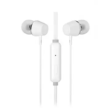 Hp DHE-7000-WT Kablolu Kulakiçi 3.5mm Jack Mikrofonlu Beyaz Kulaklık
