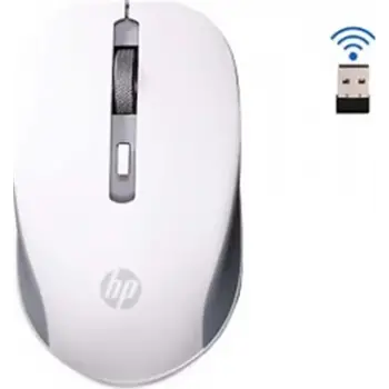 Hp S1000 Plus 1600DPI 2.4GHz WireLess Beyaz Kablosuz Mouse (Pil İçinde)