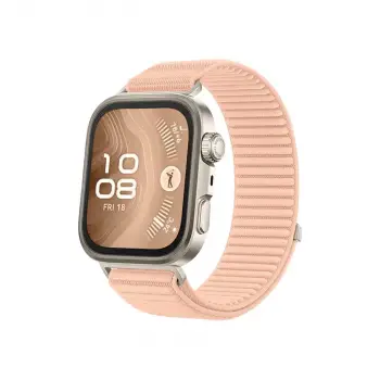 Huawei Fit 4 Braid Kordon - Pudra