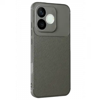 Huawei Honor 600 Lite Auto Focus Karbon Kapak - Gri
