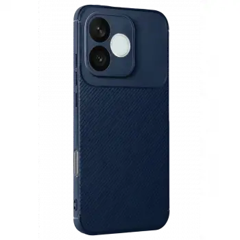 Huawei Honor 600 Lite Auto Focus Karbon Kapak - Lacivert