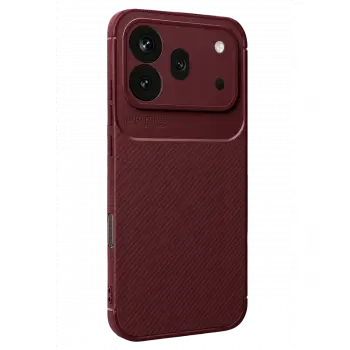 Huawei Honor 600 Pro Auto Focus Karbon Kapak - Bordo