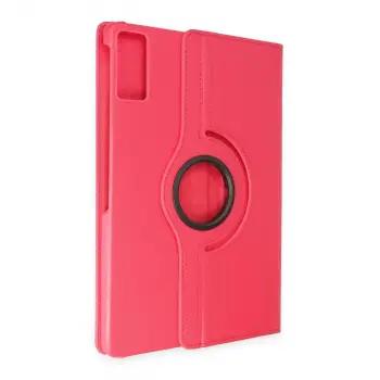 Huawei Honor Pad 10 12.1 Kılıf 360 Tablet Deri Kılıf - Pembe