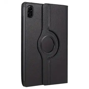 Huawei Honor Pad 10 12.1 Kılıf 360 Tablet Deri Kılıf - Siyah