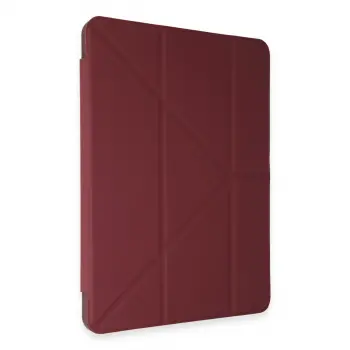 Huawei Honor Pad V9 Kılıf Kalemlikli Mars Tablet Kılıfı - Mürdüm