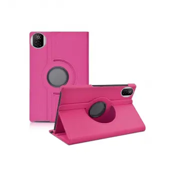 Huawei Honor Pad X7 360 Tablet Deri Kılıf - Pembe