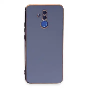 Huawei Mate 20 Lite Kılıf Volet Silikon - Mavi