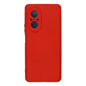 Huawei Nova 9 Se Kılıf Nano İçi Kadife Silikon - Kırmızı