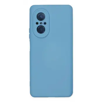 Huawei Nova 9 Se Kılıf Nano İçi Kadife Silikon - Mavi