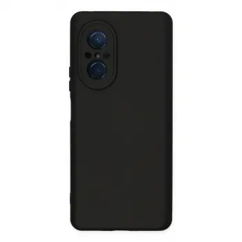 Huawei Nova 9 Se Kılıf Nano İçi Kadife Silikon - Siyah