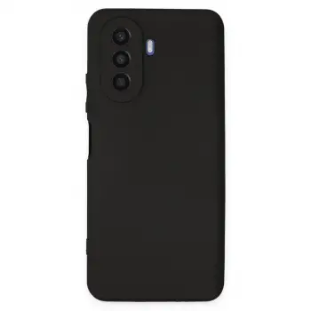 Huawei Nova Y70 Kılıf First Silikon - Siyah