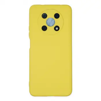 Huawei Nova Y90 Kılıf Nano İçi Kadife Silikon - Sarı