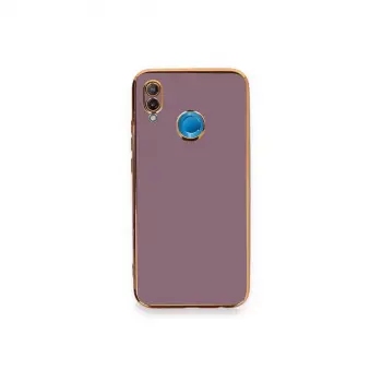 Huawei P20 Lite Kılıf Volet Silikon - Mor