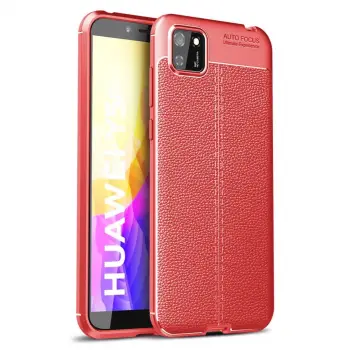 Huawei Y5p Kılıf Auto Focus Kapak - Kırmızı