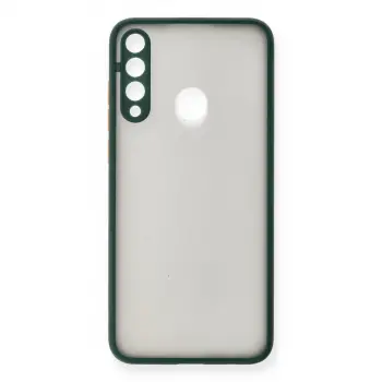 Huawei Y6p Kılıf Montreal Silikon Kapak - Yeşil