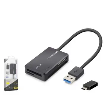 iETOP C313 USB Type-C 3.2 Gen1 All in One Kart Okuyucu CF SD MicroSD MS 5 Gbps Siyah