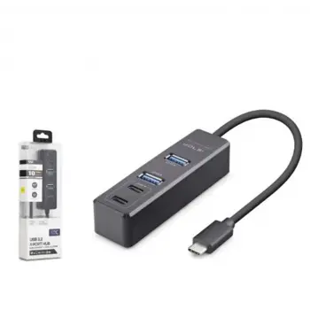 iETOP TU1009 Type-C 3.2 Gen2 Hub 4 Port 10 Gbps Siyah