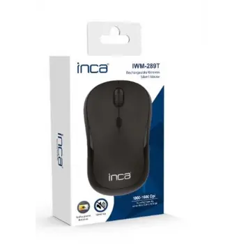 INCA IWM-289T Wireless +Şarjlı Sessiz Mouse Siyah (KDO)