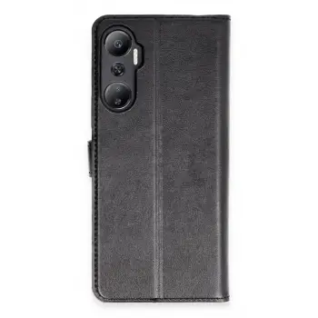 İnfinix Hot 20 Kılıf Trend S Plus Kapaklı Kılıf - Siyah