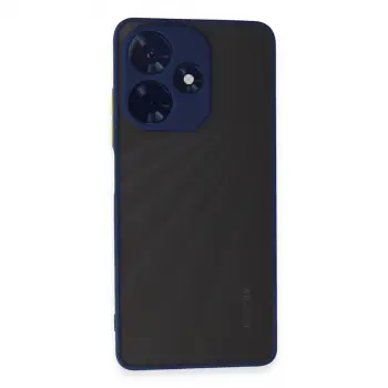 İnfinix Hot 30 4g Kılıf Montreal Silikon Kapak - Lacivert