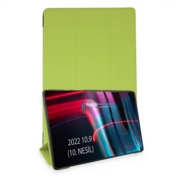 İpad 2022 10.9 (10.nesil) Kılıf Tablet Smart Kılıf - Açık Yeşil