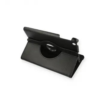 İpad Mini 1 Kılıf 360 Tablet Deri Kılıf - Siyah