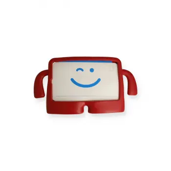 İpad Mini 5 Kılıf Karakter Tablet Silikon - Kırmızı