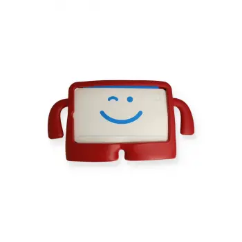 İpad Mini 5 Kılıf Karakter Tablet Silikon - Kırmızı