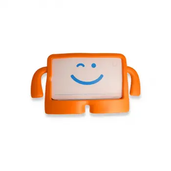 İpad Pro 11 (2021) Kılıf Karakter Tablet Silikon - Turuncu