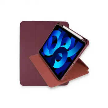 İpad Pro 11 (2021) Kılıf Ling 360 Kalemlikli Tablet Kılıf - Mor