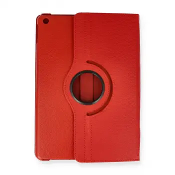 İpad Pro 13 (2024) Kılıf 360 Tablet Deri Kılıf - Kırmızı