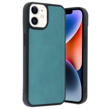 İphone 11 Kılıf Aras Deri Kapak - Açık Yeşil