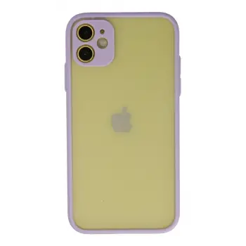 İphone 11 Kılıf Montreal Silikon Kapak - Mor