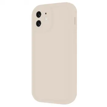 İphone 11 Kılıf Viera Silikon - Krem