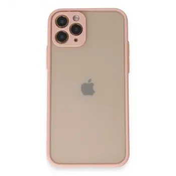 İphone 11 Pro Kılıf Montreal Silikon Kapak - Pembe