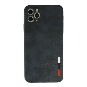 İphone 11 Pro Max Kılıf Loop Deri Silikon - Lacivert