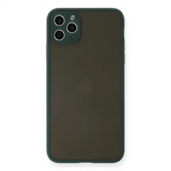 İphone 11 Pro Max Kılıf Montreal Silikon Kapak - Yeşil