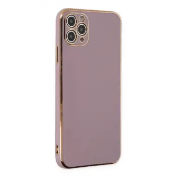 İphone 11 Pro Max Kılıf Volet Silikon - Mor