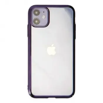 İphone 12 Kılıf Element Silikon - Mor