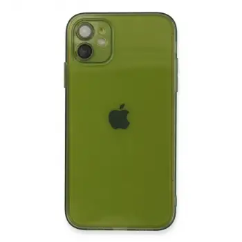 İphone 12 Kılıf Fly Lens Silikon - Yeşil