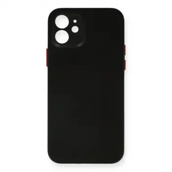 İphone 12 Kılıf Pp Ultra İnce Kapak - Siyah