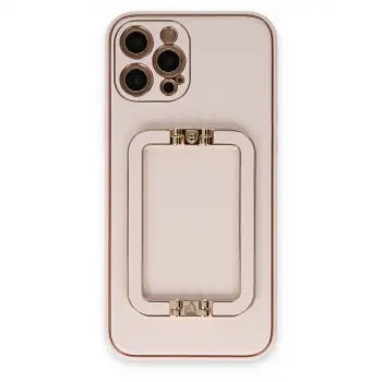 İphone 12 Pro Kılıf Coco Elit Kapak - Pudra